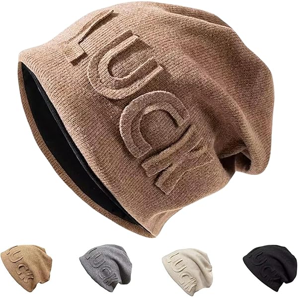 Fashion Knit Beanie with Cross Pattern Y2K Unisex Soft